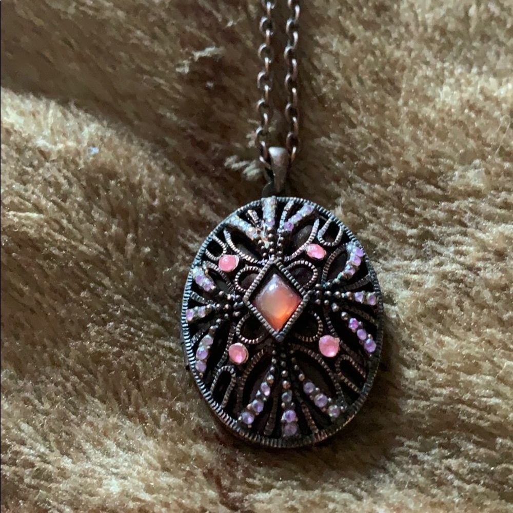 9 inch adjustable chain locket necklace